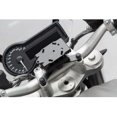 SW MOTECH GPS DRŽÁK NA ŘÍDÍTKA ČERNÝ. BMW / TRIUMPH MODELS, HIMALAYAN.