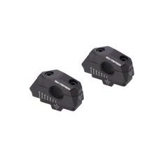 SW MOTECH VARIO ZVÝŠENÍ ŘÍDÍTEK O PRŮMĚRU 22MM, H 25, ČERNÉ, MOŽNÉ POSUNUTÍ DOZADU 5/10/15/20/25/30