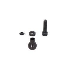 SW MOTECH 1" BALL FOR M10 MIRROR THREAD FOR M10 X 1.25 MM THREAD. FOR RAM ARM. BLACK.