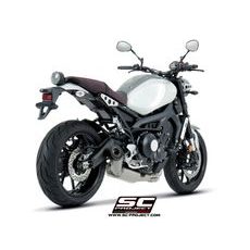 VÝFUKOVÝ SYSTÉM SC PROJECT PRO YAMAHA - XSR 900 (2016 - 2020) - FULL EXHAUST SYSTEM 3-1, WITH S1 MUFFLER, TITANIUM, WITH CARBON FIBER END CAP