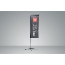 SW MOTECH SQUARE-FLAG SW-MOTECH HEIGHT 2300 MM. AS COMPLETE SET.