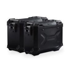 SW MOTECH TRIUMPH - TIGER 1200 GT PRO - TRAX ADV ALUMINIUM CASE SYSTEM BLACK. 45/37 L. TIGER 1200 MODELS (22-).