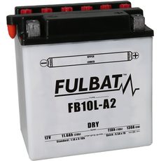 Konvenční motocyklová baterie FULBAT FB10L-A2 (YB10L-A2) Včetně balení kyseliny