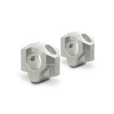 SW MOTECH ZVÝŠENÍ ŘÍDÍTEK 28 MM,20 MM NAHORU, STŘÍBRNÉ