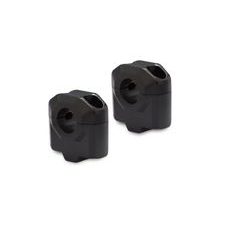 SW MOTECH ZVÝŠENÍ ŘÍDÍTEK 30 ČERNÉ, 22 MM