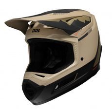 MOTOKROSOVÁ PŘILBA IXS TRIGGER MX 1.0 GRAPHIC MIPS X1-530206 MATNÁ POUŠTNÍ HNĚDÁ-UHELNĚ ČERNÁ L