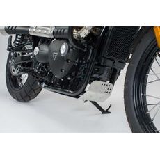 SW MOTECH STŘÍBRNÝ KRYT MOTORU. BONNEV.T120,STREET TWIN/SCR, THRUXTON1200.