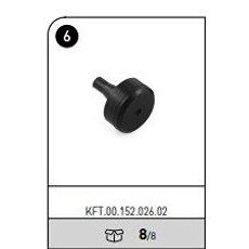 SW MOTECH GUMOVÝ DORAZ 20X7,5MM. T=2,5 MM PRO ADAPTERY KFT GIVI,KAPPA,DUSC
