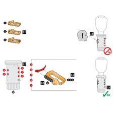 SW MOTECH CODING SET FOR LOCK SET FOR 2 LOCKS.