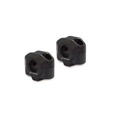 SW MOTECH ZVÝŠENÍ ŘÍDÍTEK 20 ČERNÉ, 22 MM