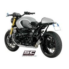 VÝFUKOVÝ SYSTÉM SC PROJECT PRO BMW - R NINE T (2014 - 2016) - S1 MUFFLER, TITANIUM MATT BLACK, WITH CARBON FIBER END CAP