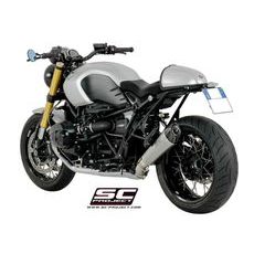 VÝFUKOVÝ SYSTÉM SC PROJECT PRO BMW - R NINE T (2014 - 2016) - CONIC MUFFLER, TITANIUM, WITH CARBON FIBER END CAP