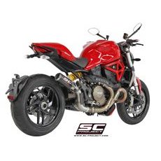 VÝFUKOVÝ SYSTÉM SC PROJECT PRO DUCATI - MONSTER 1200 (2014 - 2016) - S - CR-T MUFFLER, TITANIUM, WITH TITANIUM END CAP