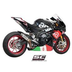 VÝFUKOVÝ SYSTÉM SC PROJECT PRO APRILIA - RSV4 (2015 - 2016) - RF - RR - GP70-R MUFFLER, TITANIUM, WITH TITANIUM END CAP