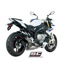 VÝFUKOVÝ SYSTÉM SC PROJECT PRO BMW - S 1000 R (2017 - 2020) - CR-T MUFFLER, TITANIUM, WITH TITANIUM MESH ON EXIT PIPE