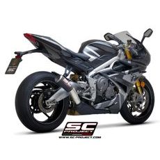 VÝFUKOVÝ SYSTÉM SC PROJECT PRO TRIUMPH - DAYTONA 765 MOTO2 (2019 - 2020) - CARBON FIBER CR-T EXHAUST FOR TRIUMPH DAYTONA 765 MOTO2