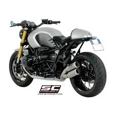 VÝFUKOVÝ SYSTÉM SC PROJECT PRO BMW - R NINE T (2014 - 2016) - TWIN CR-T DUAL MUFFLER, TITANIUM