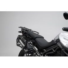 SW MOTECH BOČNÍ NOSIČE ČERNÉ, TYP PRO, TRIUMPH TIGER 800 MODELY (10-).