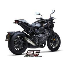 VÝFUKOVÝ SYSTÉM SC PROJECT PRO HONDA - CB1000R (2021-2022) - S1 MUFFLER, TITANIUM, WITH CARBON FIBER END CAP