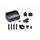 SW MOTECH Universal GPS mount kit s L drybag. vč. 2" klema, držák na řídítka /zrcátko