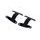 SW MOTECH Mounting kit for fender Black. Suzuki SV650 ABS (15-), SV650 X (18-).