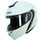 Výklopná helma AXXIS STORM SV solid perleťově bílá lesklá XS