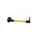 Lever guard ACCOSSATO with gold hose and joint right, aluminium