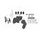 SW MOTECH Crash pad holder Black. BMW S 1000 R (24-).