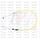 Lanko přední brzdy Venhill M01-1-002-YE žlutá