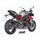 Výfukový systém SC PROJECT pro TRIUMPH - STREET TRIPLE 675 (2013 - 2016) - R - RX - conical Muffler, in matt gray Steel, with Carbon fiber end cap