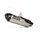 SW MOTECH Akrapovic Slip On exhaust system Silver. Triumph Tiger 900 Modelle (19-23).