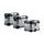 SW MOTECH Adventure Set TRAX ADV Silver. Ducati Multistrada V4 (20-).