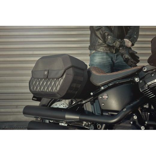 SW MOTECH LEGEND GEAR TAŠKA LH1-PRAVÁ 19,5 L. 600D POLYESTER/KOŽENKA. PRO NOSIČ SLH PRAVÝ