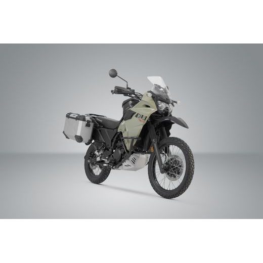 SW MOTECH TRAX ADV SADA KUFRŮ, STŘÍBRNÉ, 45/37 L. KAWASAKI KLR 650 (22-).