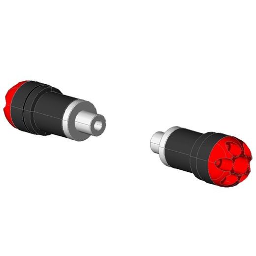 PROTEKTORY NA RÁM SLIDER - HONDA CBR 600RR - 05-06