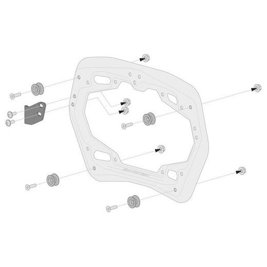 SW MOTECH NOSIČ QUICK-LOCK PRO, HONDA CRF1100L AFRICA TWIN ADV SP. (19-)