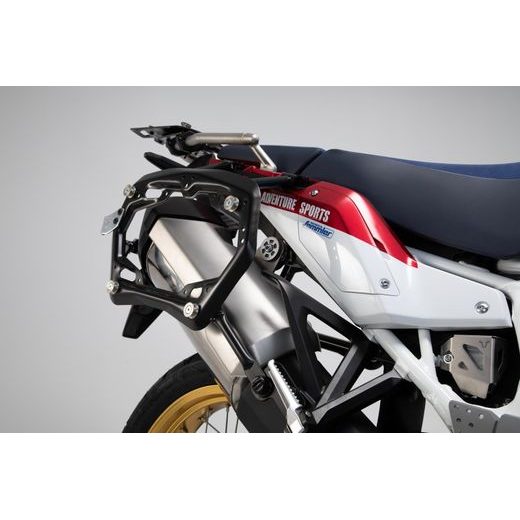 SW MOTECH SADA ADVENTURE -KUFRY TRAX ADV. STŘÍBRNÉ PRO HONDA AFRICA TWIN ADVENTURE SPORTS(18-)