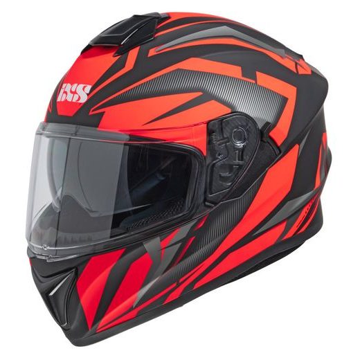 INTEGRÁLNÍ HELMA IXS IXS216 2.1 X14080 MATNÁ ČERNÁ-ČERVENÁ 3XL