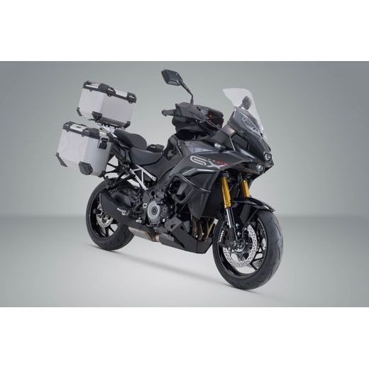 SW MOTECH ADVENTURE SET TRAX ADV SILVER. SUZUKI GSX-S1000GX (23-).