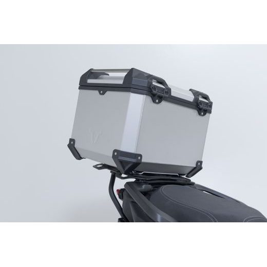 SW MOTECH TRAX ADV TOP CASE SYSTEM SILVER. YAMAHA TRACER 9 / GT / GT (24-).