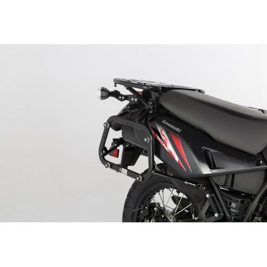 SW MOTECH EVO BOČNÍ NOSIČE ČERNÉ. ZESÍLENÉ. KAWASAKI KLR650 (08-).
