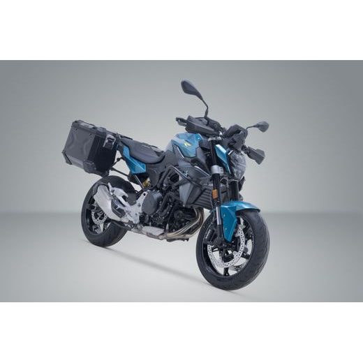 SW MOTECH TRAX ADV ALUMINIUM CASE SYSTEM  BLACK. 37/37 L. BMW F 900 R / XR (24-).