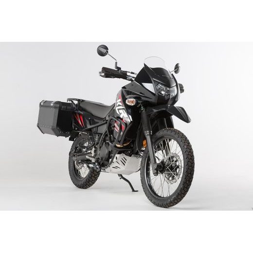 SW MOTECH EVO BOČNÍ NOSIČE ČERNÉ. ZESÍLENÉ. KAWASAKI KLR650 (08-).