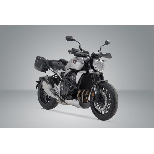 SW MOTECH LEGEND GEAR SIDE BAG SYSTEM LC BLACK EDITION HONDA CB1000R (21-).