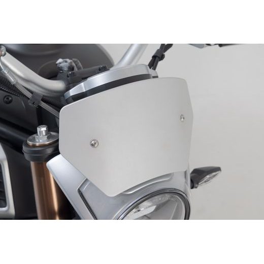 SW MOTECH VĚTRNÝ ŠTÍTEK STŘÍBRNÝ,CFMOTO 700CL-X HERITAGE (22-).