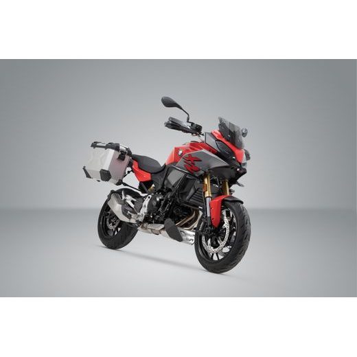 SW MOTECH TRAX ADV SADA BOČNÍCH KUFRŮ-STŘÍBRNÉ, 45/45 L. BMW F 900 R / XR (19-). 