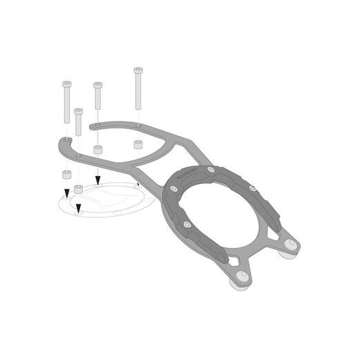 SW MOTECH TANK RING PRO, MOTO GUZZI V85 TT (19-)