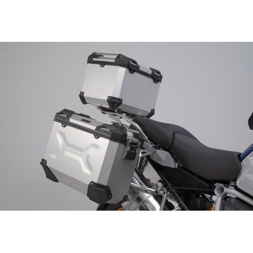 SW MOTECH ADVENTURE SADA 3 KUFRŮ, STŘÍBRNÉ PRO BMW R 1200 GS LC ADV/1250 GS ADV.