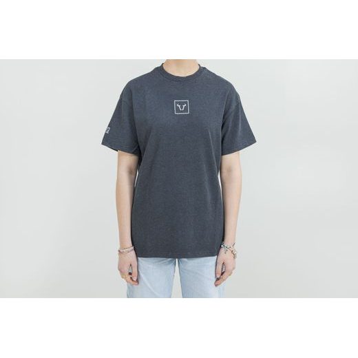 SW MOTECH T-SHIRT UNISEX ? RIDERS LINE DARK GREY. OPTIC WASH. UNISEX. SIZE XS.
