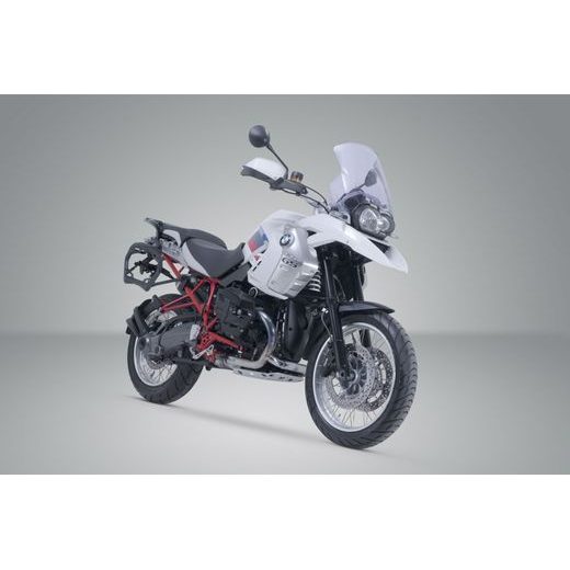 SW MOTECH PRO SIDE CARRIER BLACK. BMW R1200GS (04-12) / ADV (06-13).
